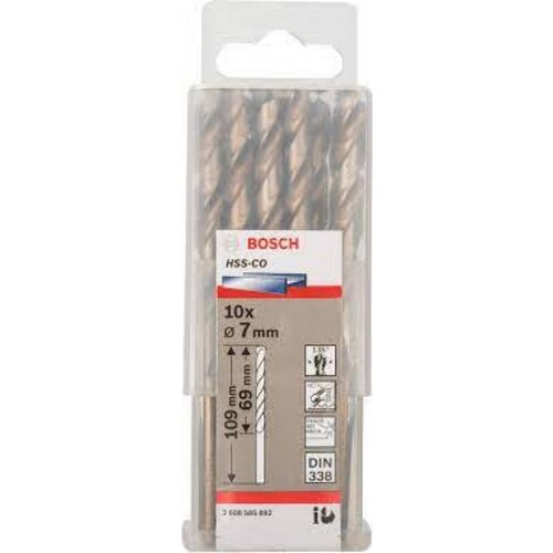 Bosch burgija za metal hss-co, din 338 7mm, 1 komad ( 2608585892. ) Cene