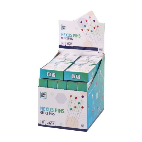 Nexus pins, špenadla u boji, 32mm, 25K ( 482503 ) Slike