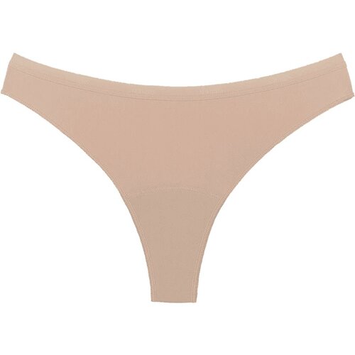 Snuggs Period Underwear Brazilian Light Tencel™ Lyocell Beige menstrualne hlačke iz blaga za šibko menstruacijo velikost S 1 kos Cene