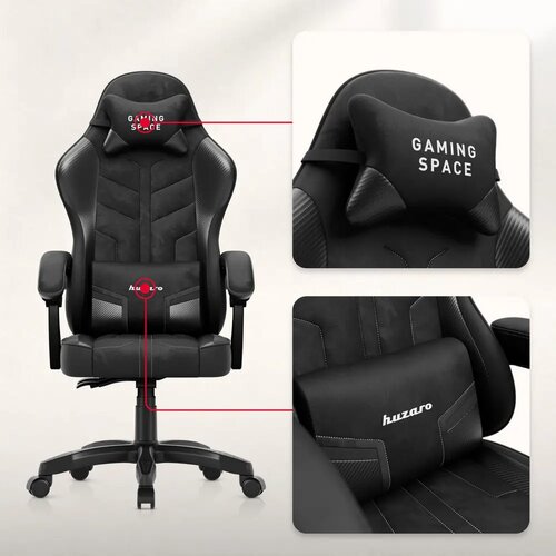 Huzaro Force 2.7 Crna Carbon Gaming stolica Slike