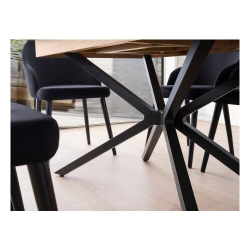 Hanah home Falcon - 2961 Brown Extendable Dining Table Slike