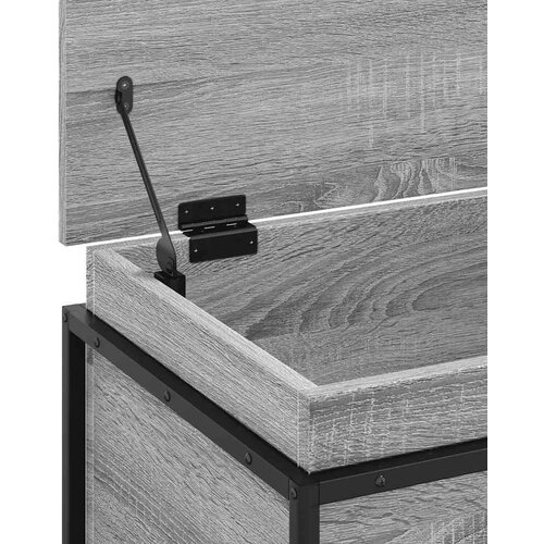 VidaXL Kutija za pohranu s poklopcem siva Sonoma 60x40x51,5 cm Slike