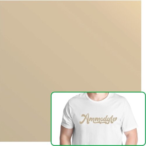 Bambu Lab Matte Heat Transfer Vinyl Sheet - Champagne Gold Slike