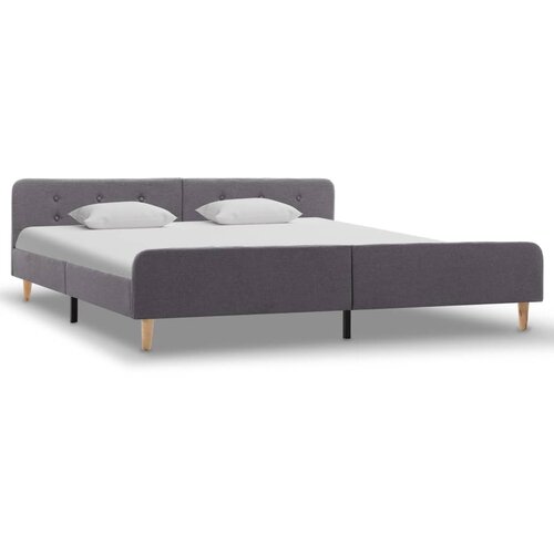  Okvir za krevet od tkanine svjetlosivi 180 x 200 cm Slike