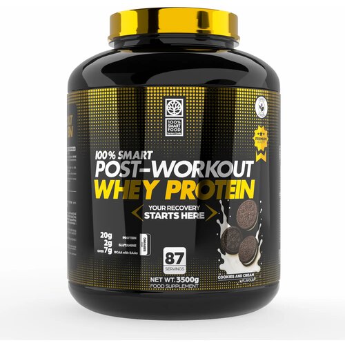100% SMART POST-WORKOUT WHEY PROTEIN - 3500G - Cokies & Cream Cijene