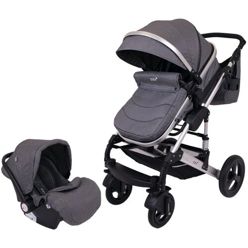 Jungle kolica za bebe 2u1 Oxy Grey, 0m+ Cene