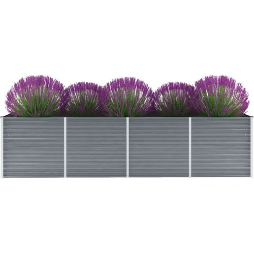 Furnova Visoka greda iz pocinkanega jekla 320x80x77 cm sive barve, (21920456) Slike