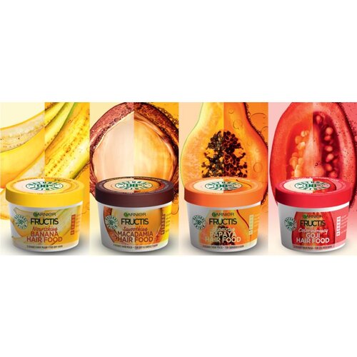 Garnier Fructis maska hair food papaya 390ml Slike
