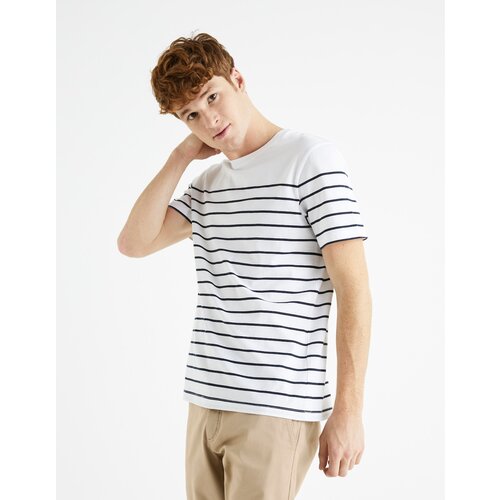 Celio Puhovan&amp;eacute; T-shirt Bebaser - Men Slike