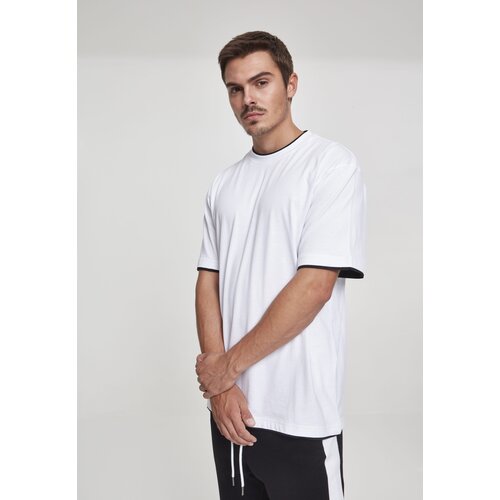 Urban Classics Plus Size Contrasting wht/blk t-shirt Cene