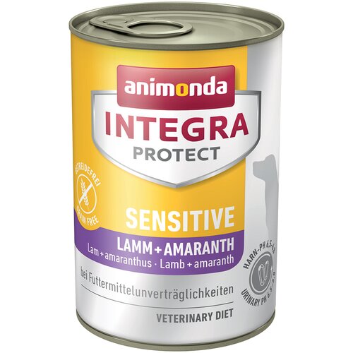 Animonda Integra Protect Sensitive pločevinka - 6 x 400 g Jagnjetina & amarant Cene