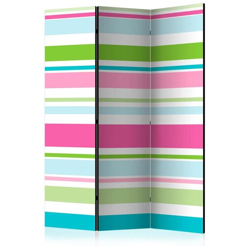  Paravan u 3 dijela - Bright stripes [Room Dividers] 135x172 Cijene