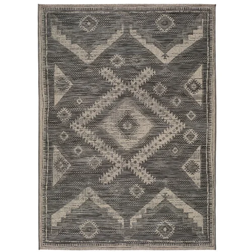 Universal sivi vanjski tepih Devi Ethnic, 120 x 170 cm