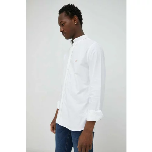 Les Deux Bombažna srajca moška, bela barva