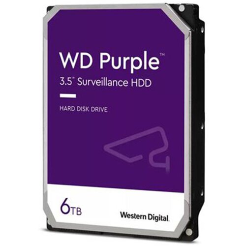 HDD Hard disk 6TB SATA3 Western Digital Caviar 64MB WD62PURZ Purple Cene