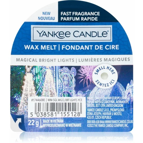 Yankee Candle Magical Bright Lights vosak za aroma lampu 22 g
