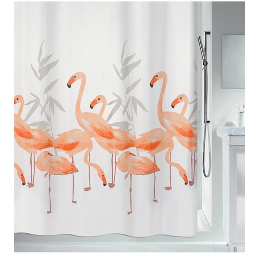 Spirella Zavesa za tuš 180x200 cm Flamingo – Cene