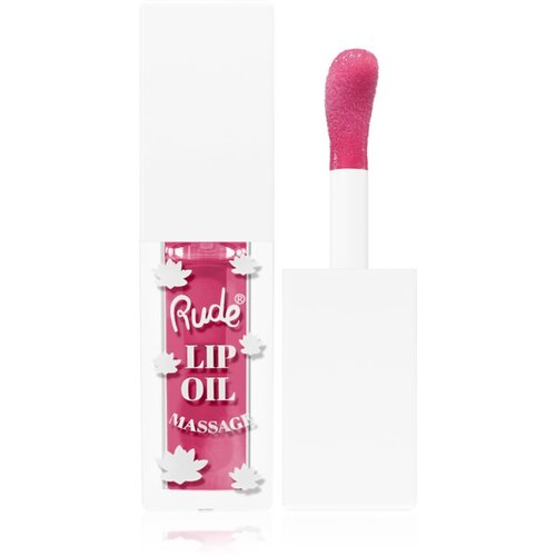 Rude Cosmetics Lip Oil Massage olje za ustnice z vlažilnim učinkom odtenek Strawberry Sauna 4 ml Cene