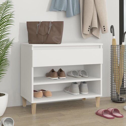 The Living Store Omarica za čevlje bela 70x36x60 cm inženirski les - Omarica Za Čevlje, (21434041) Cene