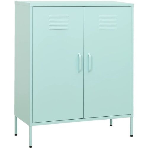 Furnova Omara za shranjevanje mint zelena 80x35x101,5 cm jeklo, (21953894) Cene