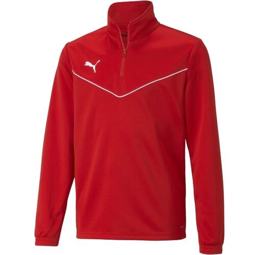 Puma TEAMRISE 1 4 ZIP TOP JR Dječačka dukserica, crvena, veličina Cijene
