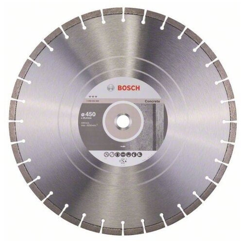Bosch dijamantska rezna ploča best for concrete 450 x 25,40 x 3,6 x 12 mm ( 2608602660 ) Slike