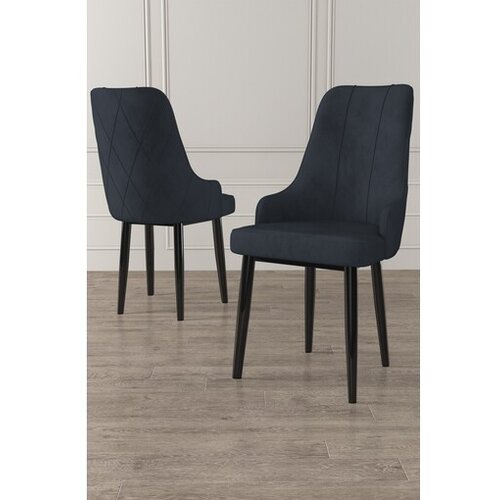 Hanah home Trex set stolica, 46x95x42 cm, 6 dijelova, antracit-crna Cene