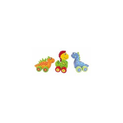 Orange Tree Toys - Drveni set vozalica - 3 dinosaurusa Cene