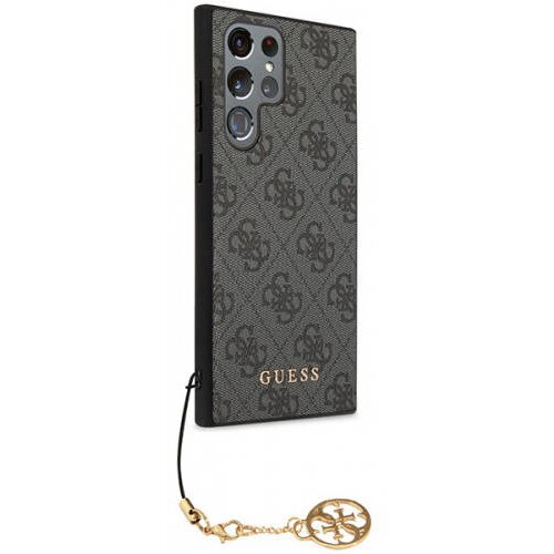 Guess GUHCS23LGF4GGR silikonski ovitek za Samsung Galaxy S23 Ultra 5G - siv Slike