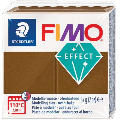  MASA ZA MODELIRANJE 57G FIMO EFFECT METALLIC STAEDTLER 8010-71 METALIK BRONČANA Slike