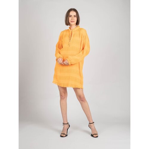 Patrizia Pepe Kratke obleke - Oranžna Slike