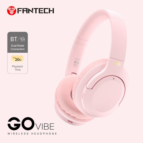 Fantech bluetooth slušalice go vibe WH05 pink Cene