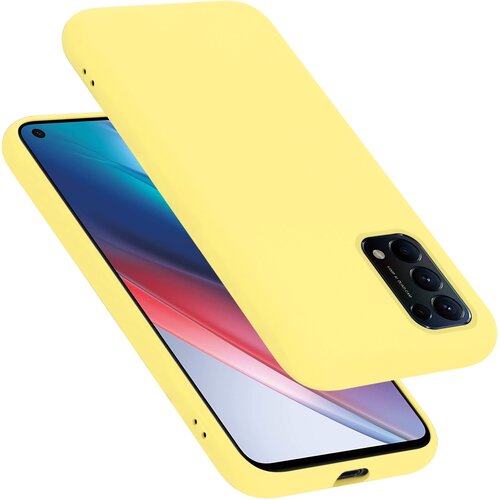 Cadorabo Case, združljiv z OPPO v tekoči rumeni - za&scaron;čitni pokrov iz fleksibilnega silikona TPU, (20593936) Cene