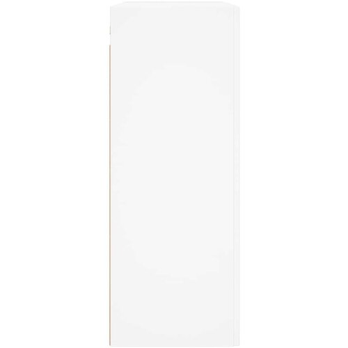 VidaXL Stenska omarica bela 69,5x34x90 cm inženirski les Slike