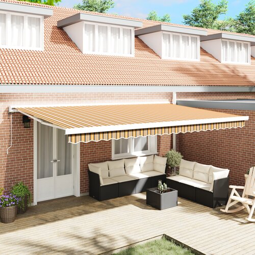 vidaXL Automatska uvlačna tenda više boje 500x300 cm Cijene