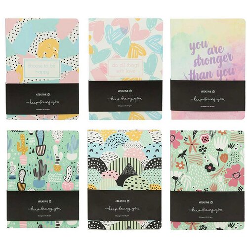 Creative notes colour paper 15x21 128 sheets 80g ( 778029 ) Cene