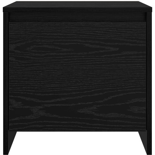  Noćni ormar Crni hrast 45 x 34 x 44,5 cm Konstruirano drvo Slike