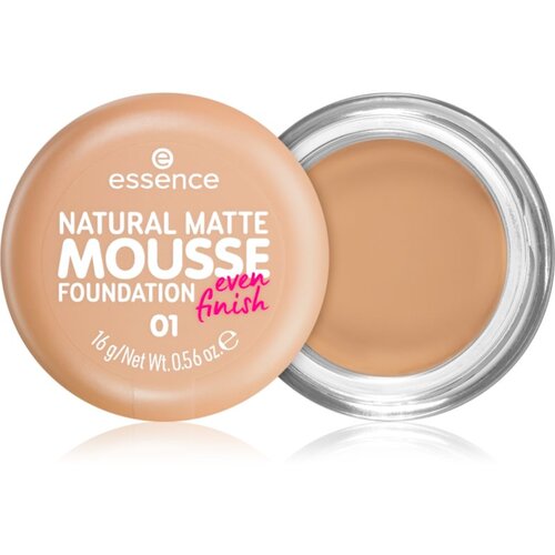Essence NATURAL MATTE MOUSSE penasti tekoči puder odtenek 01 16 g Cene