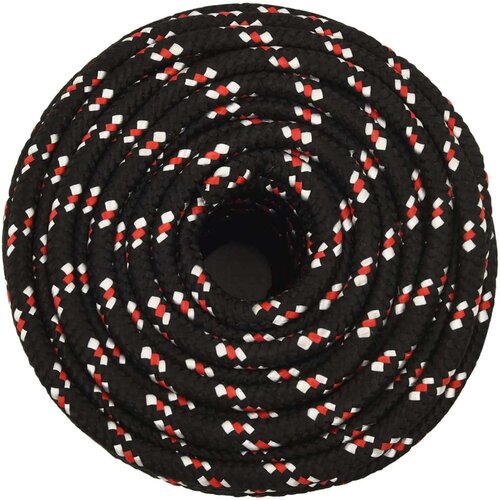 VidaXL brodski konop crni 12 mm 100 m od polipropilena Slike