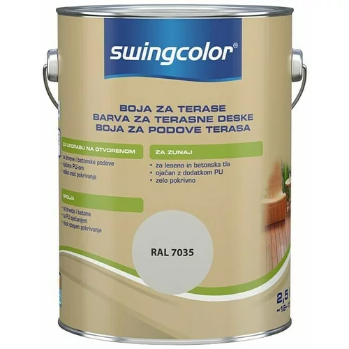 SWINGCOLOR Barva za terasne deske (barva: siva, 2,5 l)