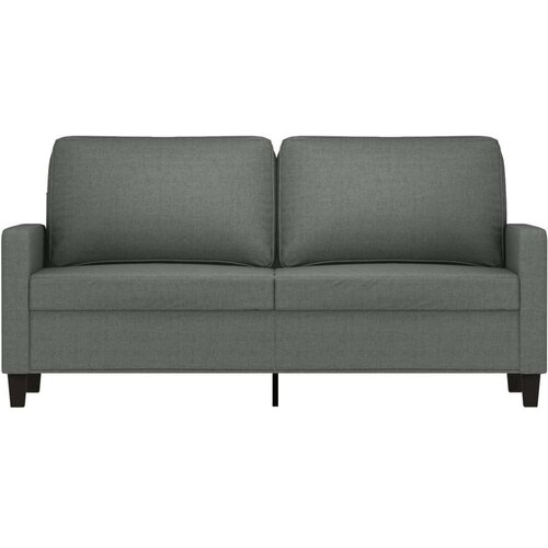 VidaXL Dvosjed od tkanine tamnosivi 140 cm Slike