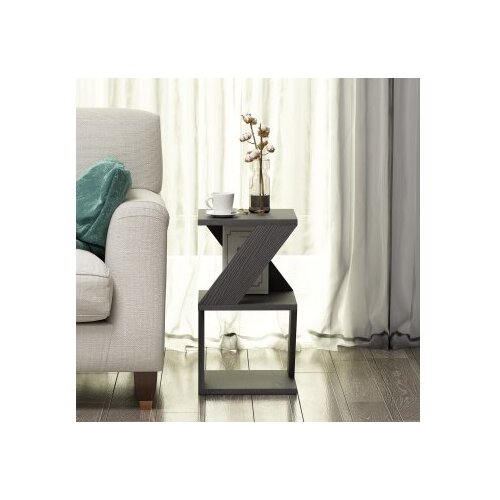 Hanah home pomoćni stočić albeni black wooden Slike