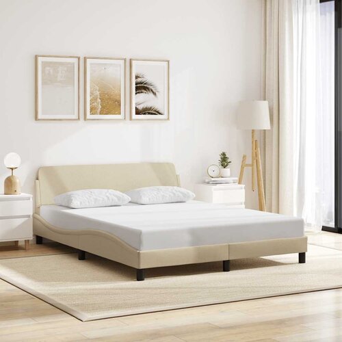  Okvir za krevet Dover krem 160x200 cm od tkanine Cijene