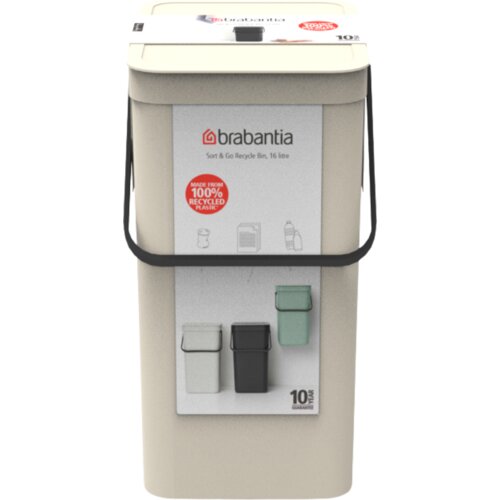 Brabantia Sort & Go kanta za otpad 16 L - Soft Beige Cijene
