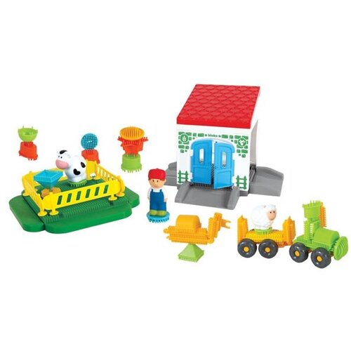 Mochtoys set Bloko Farme 100 el. + 3 figure Slike