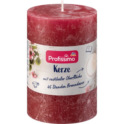 Profissimo rustična sveća bordo - 100/68 1 kom Cene