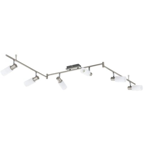 Eglo 55448 - LED spot svetlo 6xE14/4W/230V mat hrom Slike