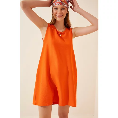 Happiness İstanbul Dress - Orange - Basic
