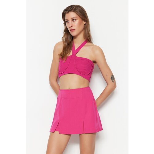 Trendyol Shorts - Pink - High Waist Cijene