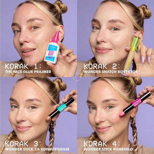 NYX Professional Makeup Wonder Snatch tekoči korektor 3v1 odtenek Vanilla 3 ml Slike